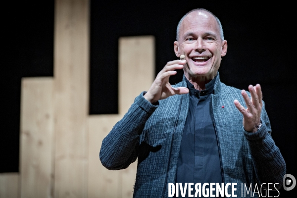 Carole Delga et Bertrand Piccard au Forum Le Monde Nouveau