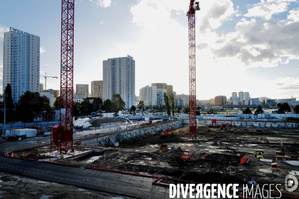 Début des travaux de l Arena