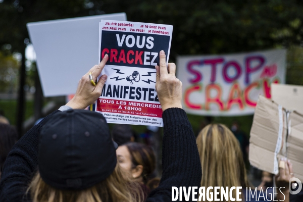 Manifestation contre les salles de shoot.