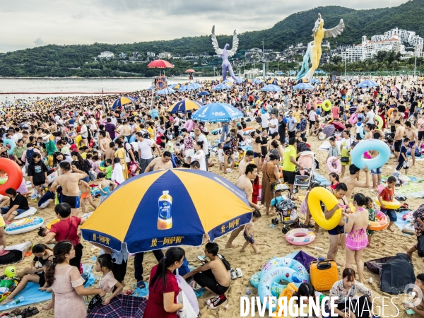 Les Chinois à la Plage