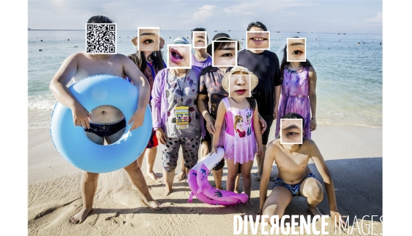 Les Chinois à la Plage