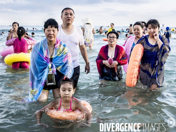 Les Chinois à la Plage