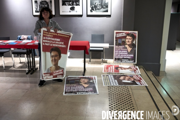 Meeting de Nathalie Arthaud - Lutte Ouvriere