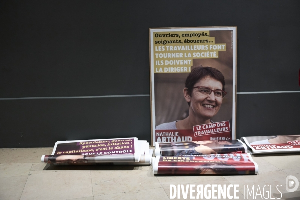 Meeting de Nathalie Arthaud - Lutte Ouvriere