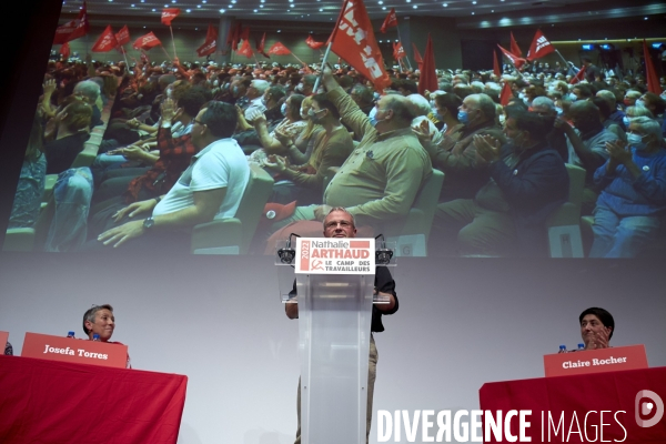 Meeting de Nathalie Arthaud - Lutte Ouvriere