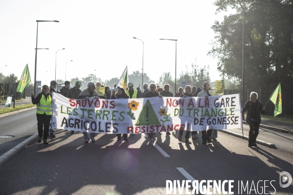 Marche des terres contre l avancee de l urbanisation