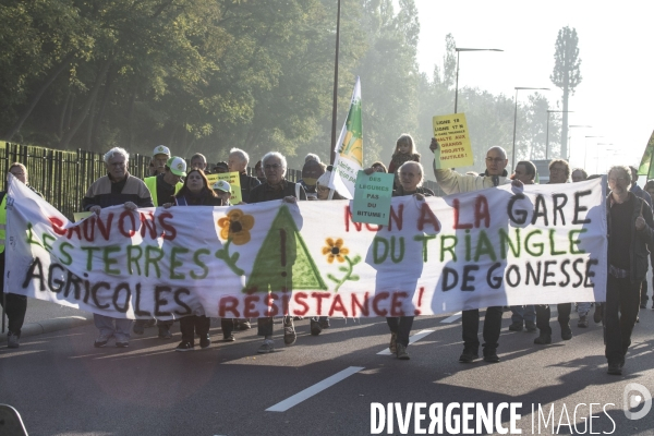 Marche des terres contre l avancee de l urbanisation