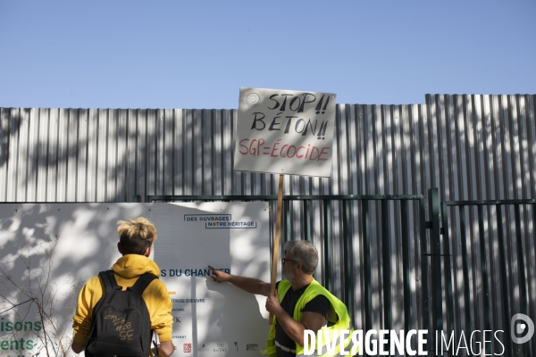 Marche des terres contre l avancee de l urbanisation