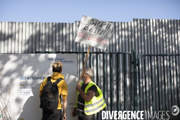 Marche des terres contre l avancee de l urbanisation