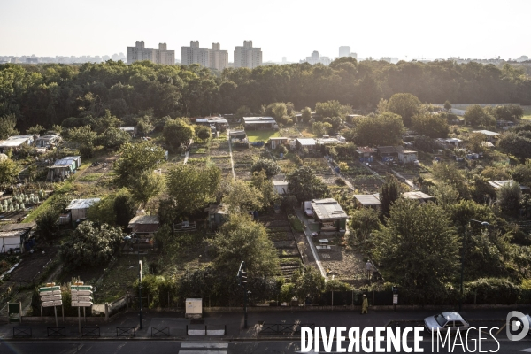 Les jardins ouvriers des vertus a aubervilliers