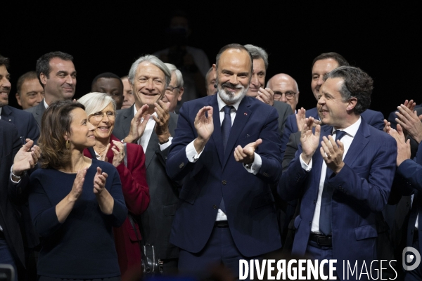 Edouard PHILIPPE lance son nouveau parti  HORIZONS  au Havre.