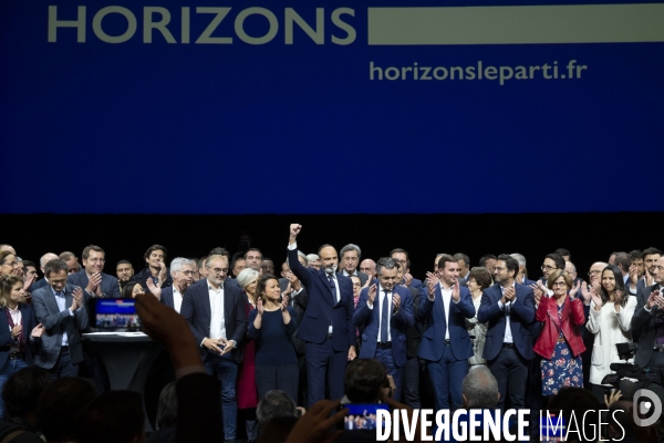 Edouard PHILIPPE lance son nouveau parti  HORIZONS  au Havre.