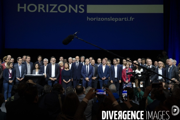 Edouard PHILIPPE lance son nouveau parti  HORIZONS  au Havre.