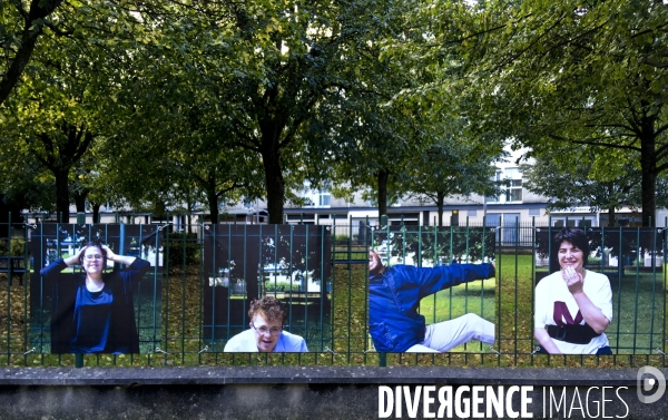 HORS-CADRE TOI-MÊME, une exposition dans la rue de portraits de personnes en situalition de Handicap.