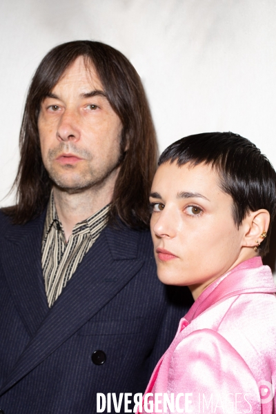 Portraits de Bobby Gillespie et Jehnny Beth à Paris