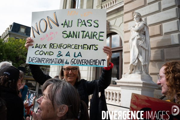 Manifestation contre le Passe Sanitaire