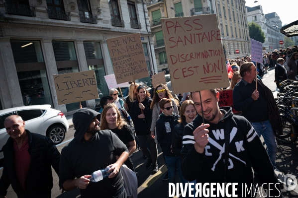 Manifestation contre le Passe Sanitaire