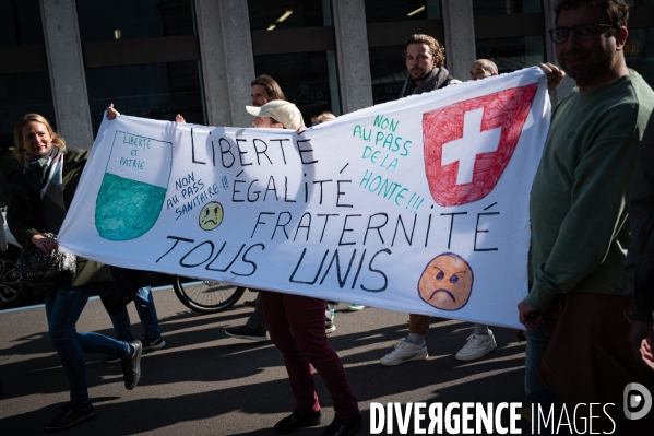 Manifestation contre le Passe Sanitaire