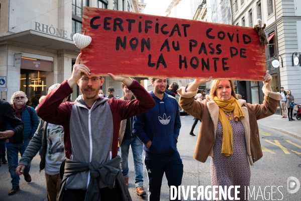 Manifestation contre le Passe Sanitaire