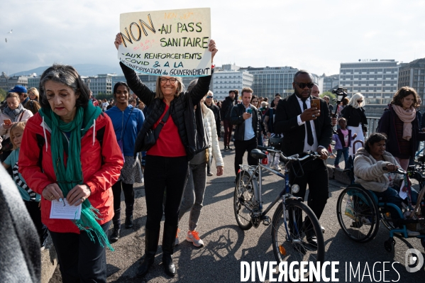 Manifestation contre le Passe Sanitaire