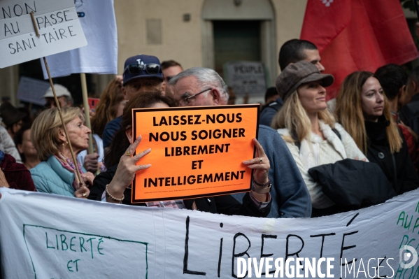 Manifestation contre le Passe Sanitaire