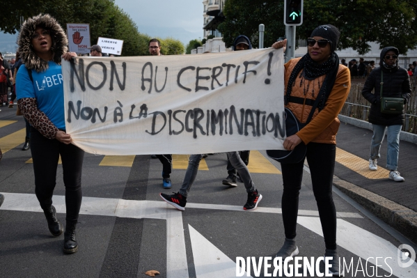 Manifestation contre le Passe Sanitaire