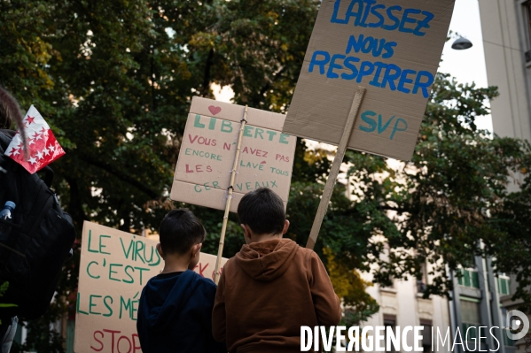 Manifestation contre le Passe Sanitaire