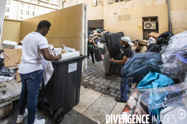 Grève des éboueurs à Marseille