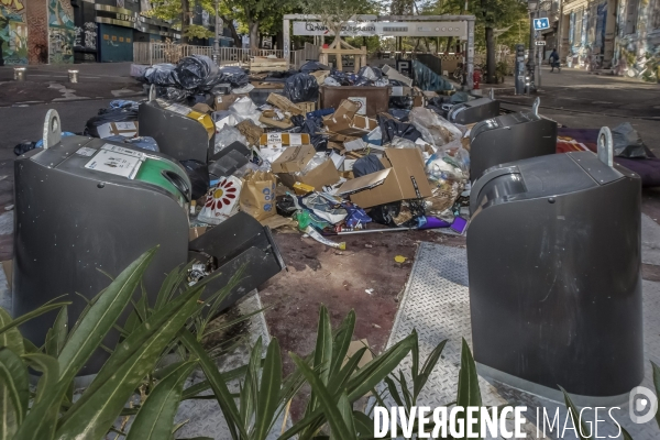 Grève des éboueurs à Marseille