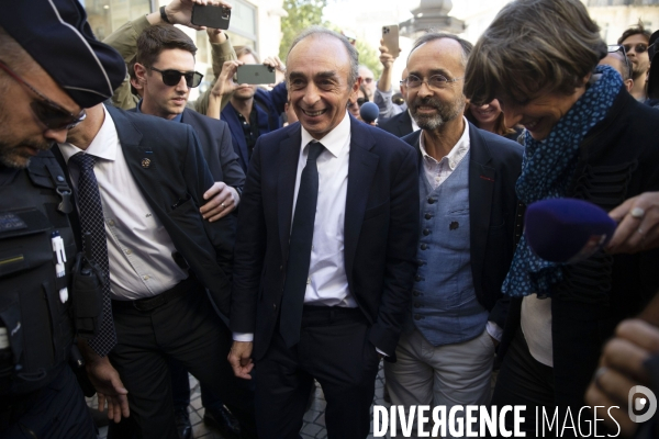 Eric ZEMMOUR reçu à la mairie de Béziers par le maire Robert MENARD