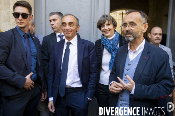 Eric ZEMMOUR reçu à la mairie de Béziers par le maire Robert MENARD