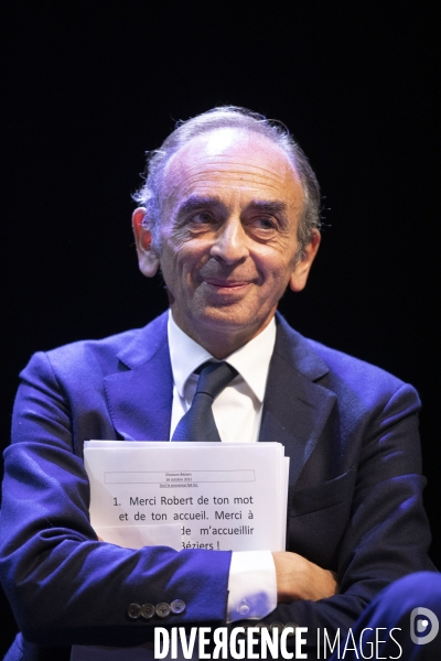 Conférence d Eric ZEMMOUR à Béziers.