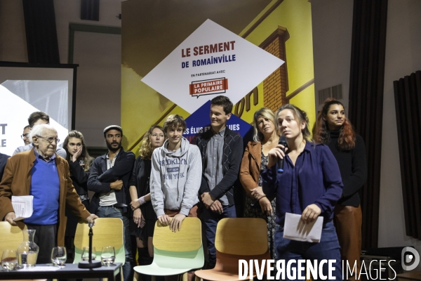 Le serment de Romainville Primaire populaire