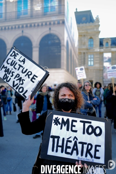 Rassemblement du collectif me too theatre