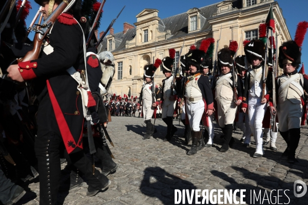 Reconstitution napoleon 1er et marie-louise a fontainebleau en 1810