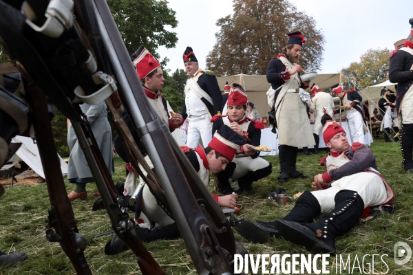 Reconstitution napoleon 1er et marie-louise a fontainebleau en 1810