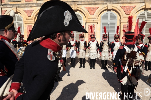 Reconstitution napoleon 1er et marie-louise a fontainebleau en 1810