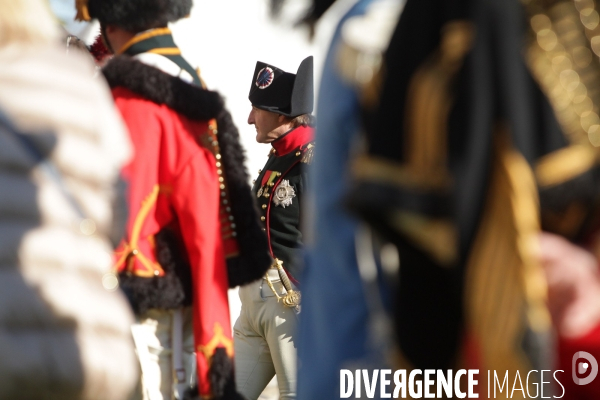 Reconstitution napoleon 1er et marie-louise a fontainebleau en 1810