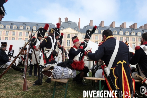 Reconstitution napoleon 1er et marie-louise a fontainebleau en 1810