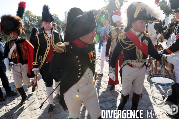 Reconstitution napoleon 1er et marie-louise a fontainebleau en 1810