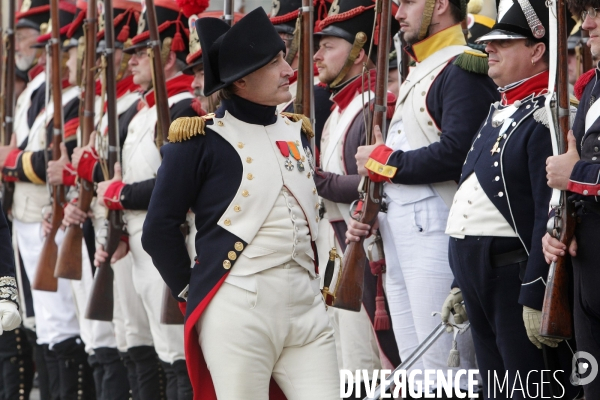 Reconstitution napoleon 1er et marie-louise a fontainebleau en 1810