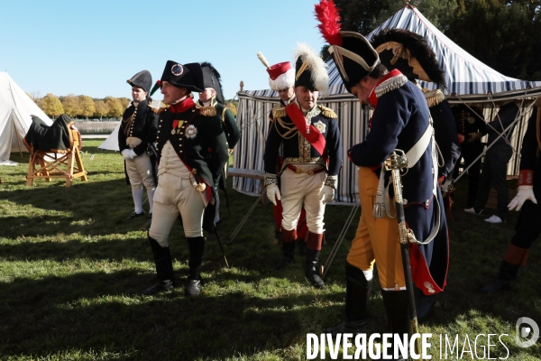 Reconstitution napoleon 1er et marie-louise a fontainebleau en 1810