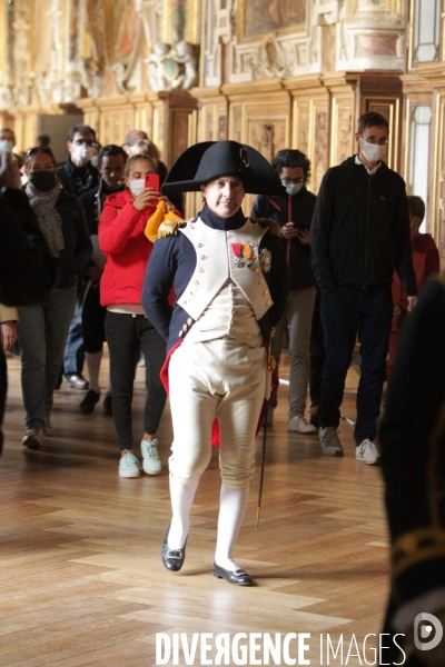 Reconstitution napoleon 1er et marie-louise a fontainebleau en 1810