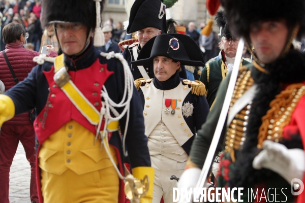 Reconstitution napoleon 1er et marie-louise a fontainebleau en 1810