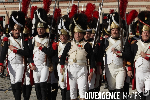 Reconstitution napoleon 1er et marie-louise a fontainebleau en 1810