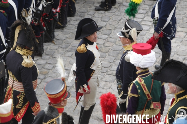 Reconstitution napoleon 1er et marie-louise a fontainebleau en 1810