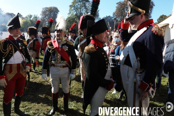 Reconstitution napoleon 1er et marie-louise a fontainebleau en 1810