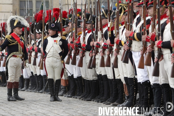 Reconstitution napoleon 1er et marie-louise a fontainebleau en 1810