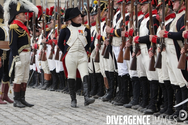 Reconstitution napoleon 1er et marie-louise a fontainebleau en 1810