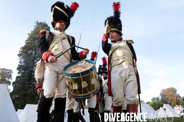 Reconstitution napoleon 1er et marie-louise a fontainebleau en 1810